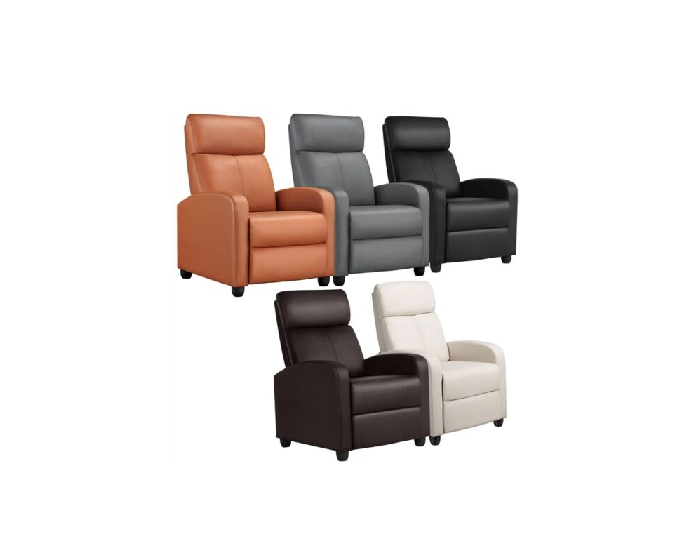Recliner Chairs Single Modern Reclining Sofas Home Theater Seating Club Chairs
